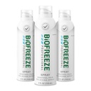 Biofreeze Professional Pain Reliver Spray για το γόνατο, το λαιμό, το ισχίο, αρθρώσεις, ώμος, & απλός πόνος αρθρίτιδας Reliever, πληγή μυών ανακούφιση, άχρωμο Menthol Spray 4 Fl Oz (πακέτο του 3)