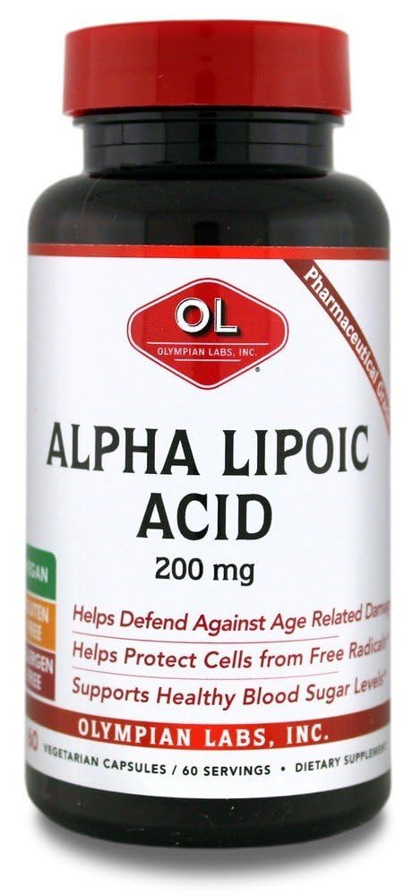 Olympian Labs Alpha Lipoic Acid 200 Mg, 0.15 Pounds