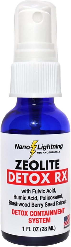 Ζεόλιθος Detox Rx Zeolite Detox Nanotechnology Detox Supplement, μη αντιστοιχισμένη καθαρότητα, Superior συμπληρώματα απορρόφησης, εκχύλισμα σπόρων Blushwood