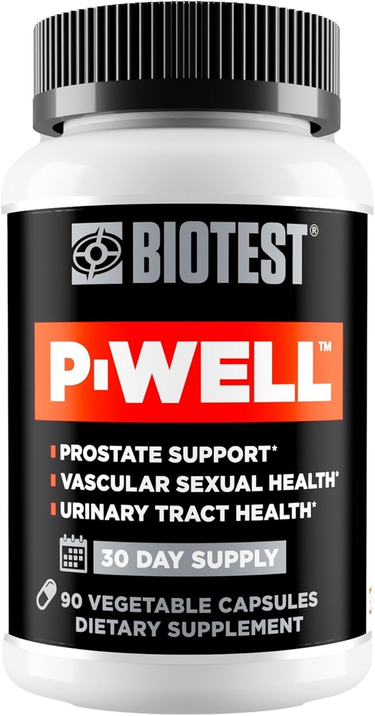 Biotest P-Well - πρωτόκολλο ανάντη-προστασίας, 30 εξυπηρετήσεις - 180mg Punicalaginate Punicalagins, 30mg Lycope, 500mg Cranberry 50:1-90 κάψουλες