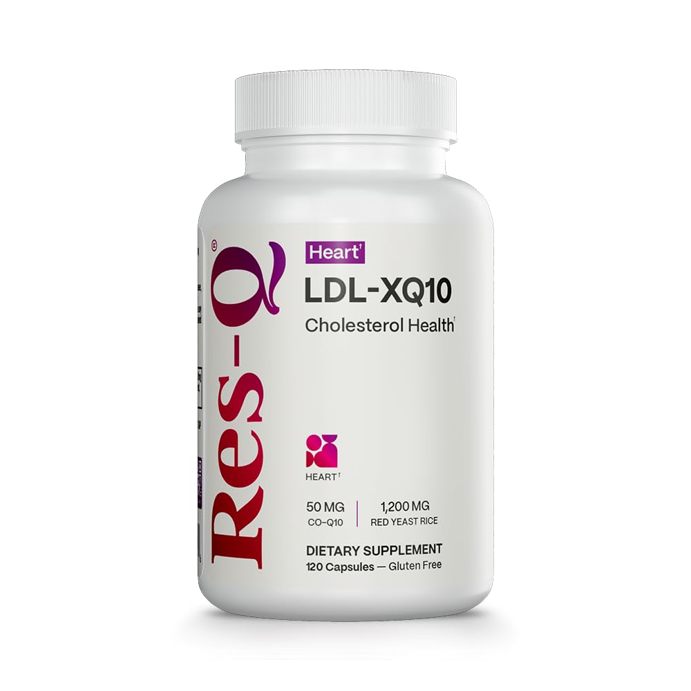 Res-Q LDL-XQ10 (πρώην LDL-X) Κόκκινο ρύζι και συμπλήρωμα CoQ10,120 κάψουλες