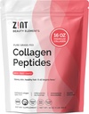 Zint Collagen Peptides Σκόνη: Παλαιό & Κέτο Πιστοποιημένο - Κοκκισμένο Collagen Hydrolysate Τύποι I & III για ενισχυμένη απορρόφηση - Ενζυματικά Υδρολυμένη πρωτεΐνη για γυναίκες & άνδρες, 16 oz