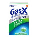 Αέριο-X Extra Strength Αέριο Relief Softgels με Σιμεθικόνη 125 mg - 50 Count