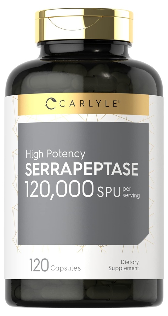 Carlyle Serrapeptase 120000 SPU 120 κάψουλες 