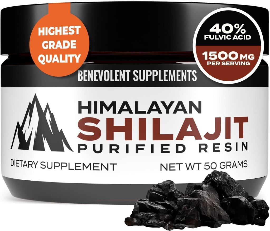 Pure Imalayan Shilajit Resin 1500mg 