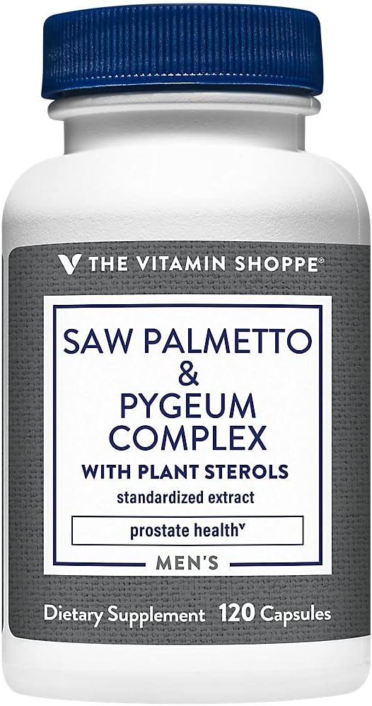 Η βιταμίνη Shoppe Saw Palmetto & Pygeum Complex (120 κάψουλες)