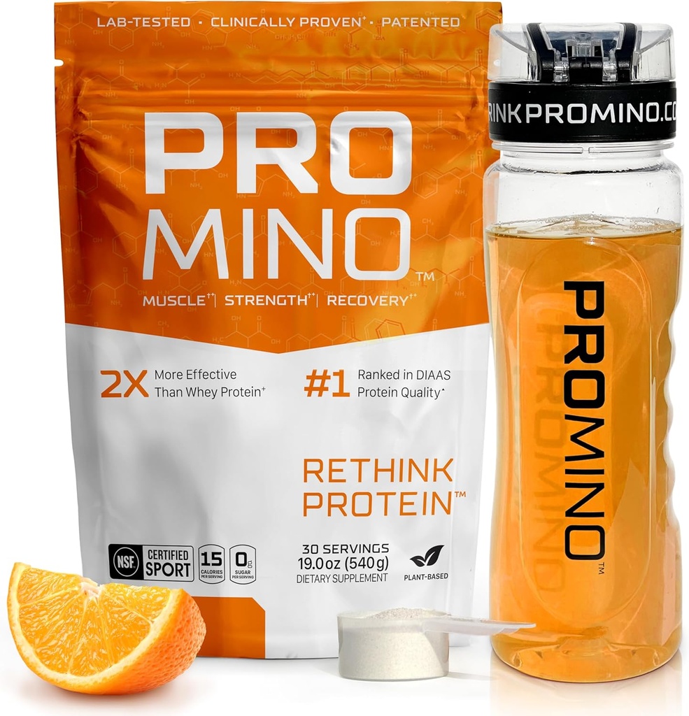 Rethink Protein, 2X Better Than Whey Protein, Mega-Dose Leucine (EAA + BCAA), Ultra-Fast-Ενεργώντας την αποκατάσταση των μυών, NSF Certified, Build Myster Even Ενώ Κοιμούνται* - Orange, 30 Υπηρεσίες