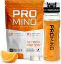 Rethink Protein, 2X Better Than Whey Protein, Mega-Dose Leucine (EAA + BCAA), Ultra-Fast-Ενεργώντας την αποκατάσταση των μυών, NSF Certified, Build Myster Even Ενώ Κοιμούνται* - Orange, 30 Υπηρεσίες