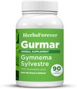 Herbsforever Gurmar Capsules | Gymnema Sylvestre Extract 7:1 | 90 Vegan Capsules | Ayurvedic Herbal Supplement | Supports Healthy Sugar Metabolism & Wellness
