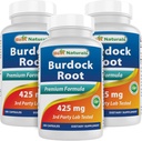Best Naturals Burdock Root 425 mg 180 Καψάκια (180 Count (Pack of 3))