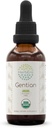 Gentian B60 Herbal Extract Βάμμα, συμπυκνωμένο υγρό σταγόνες Φυσικό USDA Organic Gentian (Gentiana Lutea) Αποξηραμένη ρίζα (2 fl oz)