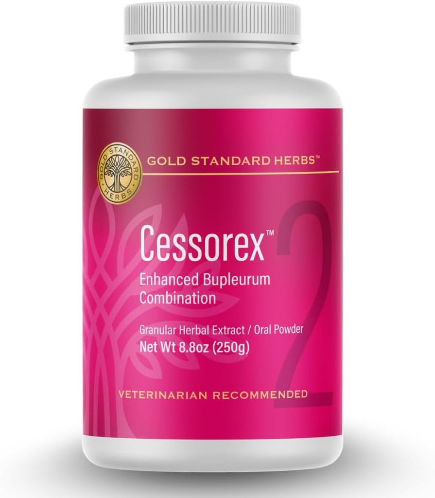 Cessorex Allergy Relief and Skin Immune Function Συμπληρωματικό Υποστήριξης Σκύλων από Gold Standard Herbs, All Natural Bupleurum Combination, 250 γραμμάρια σκόνη