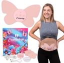 Ανακούφιση Pink-Period Cramps συσκευή ανακούφισης του πόνου, Cramp Massager για έμμηνο και χαμηλότερο πόνο πίσω, μειώνει την ενδομητρίωση δυσφορία, PMS TENS μονάδα, ασύρματη ή ενσύρματη, φυσική υποστήριξη κύκλου