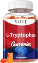 L Tryptophan 1000mg Gummies – Chewable συμπλήρωμα για το θετικό Outlook, ήρεμη υποστήριξη & εσωτερική ισορροπία, 60 Vegan Gummy για την προώθηση ξεκούραστες νύχτες, υποστήριξη ψυχική εστίαση και ενθάρρυνση του ειρηνικού ύπνου