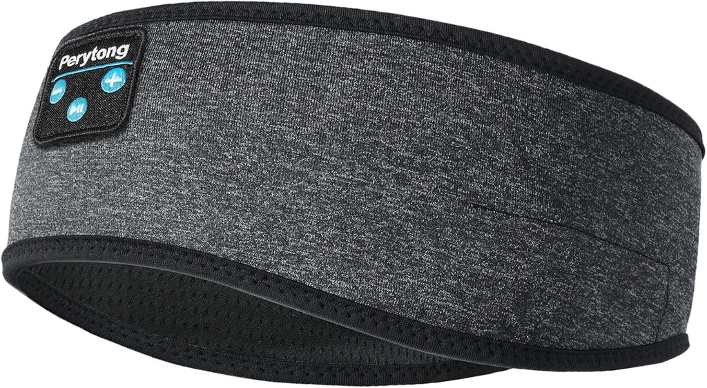 Perytong Ακουστικά ύπνου, Ασύρματα Ακουστικά Bluetooth, Ακουστικά ύπνου για Side Sleeper, Elastic Music Καλσόν ύπνου, Ασύρματη Μάσκα ματιών ASMR Δώρα για άνδρες γυναίκες