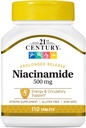 21st Century Niacinamide 500 mg Prolonged Release Tablets, 110 Count