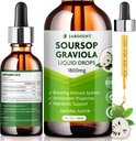 Bitters Soursop Extract Liquid Oil : Graviola Soursop Extract- Organic for Cell Support and Regeneration- Βάμμα Soursop Βρώσιμο 2 fl oz, 60ml