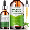 Bitters Soursop Extract Liquid Oil : Graviola Soursop Extract- Organic for Cell Support and Regeneration- Βάμμα Soursop Βρώσιμο 2 fl oz, 60ml