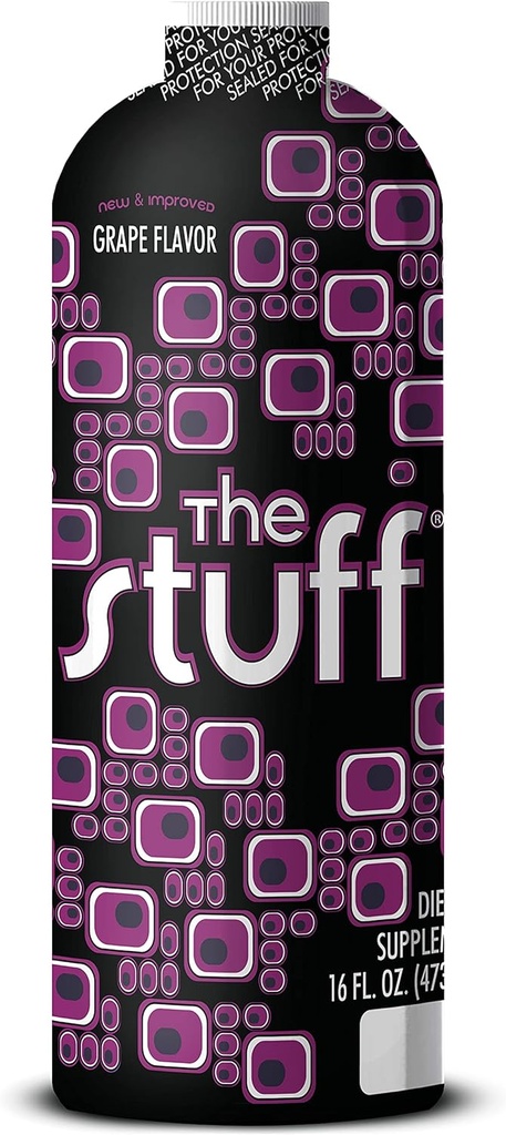 Αποτοξινώστε – The Stuff Herbal Cleanse Detox Drink – Full Body Cleanse Detox for Women and Men - Ίδια Ημέρα Αποτελέσματα - Plus Sticker - για Μέση έκθεση τοξίνης - Σταφύλι - 16 oz