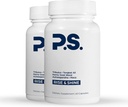 PS Natural Testosterone Booster for Men - Premium D3 και συμπληρώματα ψευδαργύρου για άνδρες με Tribulus, Horny κατσικίσιο ζιζάνιο, και Tongkat Ali - Test Booster και Ενεργειακά συμπληρώματα (120 κάψουλες)