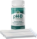 pH-D Γυναικεία Υποστήριξη Υγείας - Boric Acid Starter Bundle - pH-D Βορικό Οξύ Κολπικά Υποθετικά 72 Count and 5 Κολπικά Υποθετικά Συσκευές