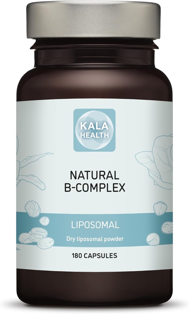 Natural Liposomal B Complex Capsules with All 6 Important B Vitamins (180)