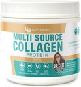 Συμπληρώματα CB Multi Collagen Protein – Hydrolyzed Collagen για το Joint, Skin, Gut, Hair & Nail Health – Βανίλια Γεύση σκόνη με τύπους I, II, III, V & X – Grass-Fed & Clean – 58 Σερβιέτες