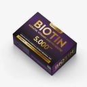 Biotin 5000Mcg - Υψηλής ισχύος συμπλήρωμα βιοτίνης για την ανάπτυξη των μαλλιών - Καρφάκια δέρματος μαλλιών Βιταμίνες για τις γυναίκες - Υποστηρίζει την παραγωγή κερατίνης και την αναγέννηση ιστού - Βιταμίνες και συμπληρώματα - 30 κάψουλες