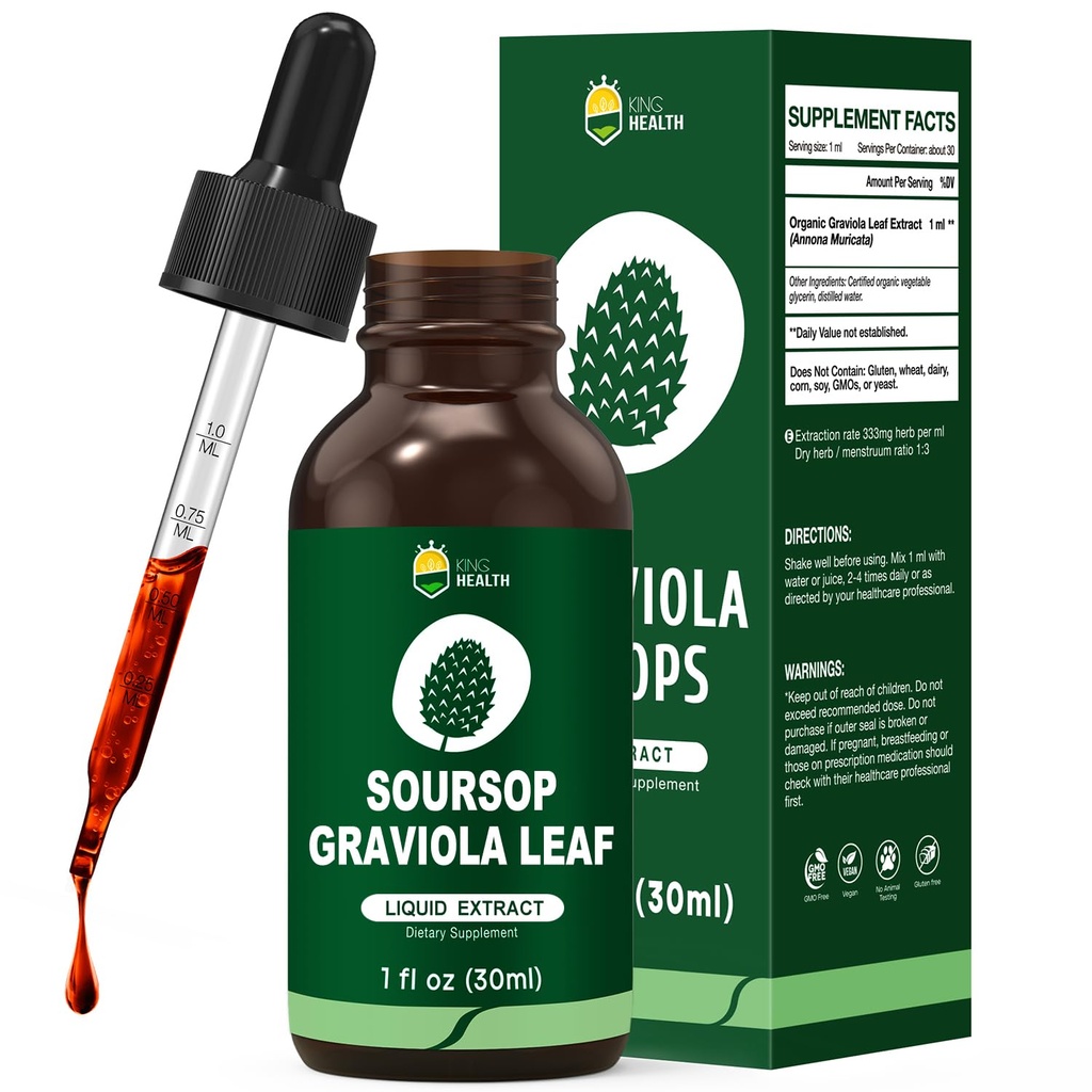 Βιολογικό εκχύλισμα φύλλων Soursop Graviola Υγρές σταγόνες 