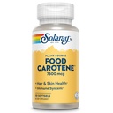 SOLARAY Food Carotene 7500mcg (25000 IU) - Beta Carotene Vitamin A Supplement - Wellness and Immune Support Supplement, Potent Eye Vitamins and Skin Food, Plant Sourced, 60-Day Guarantee, 50 Softgels