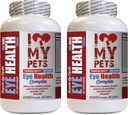 I love my PETS LLC Dog Eye Health Supplements - Dog Eye Health Complex - Premium Formula - Vet Προτεινόμενο - Σκύλος Cranberry - 2 μπουκάλια (120 Treats)