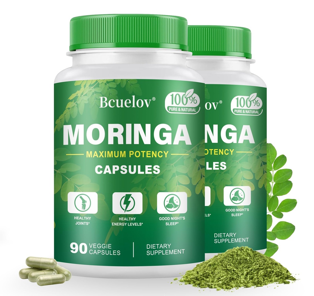 Moringa Κάψουλες 2 Φιάλες 