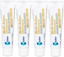 Globe (4 Pack) Αντιβιοτικό Scar πρώτων βοηθειών Ελαχιστοποίηση Πόνος-Ανακούφιση, Αντιελαστικός Αρωματισμός με Neomycin, Bacitracin Zinc, Pramoxine HCl & Polymyxin B, για μικρές περικοπές, αποκόμματα & εγκαύματα