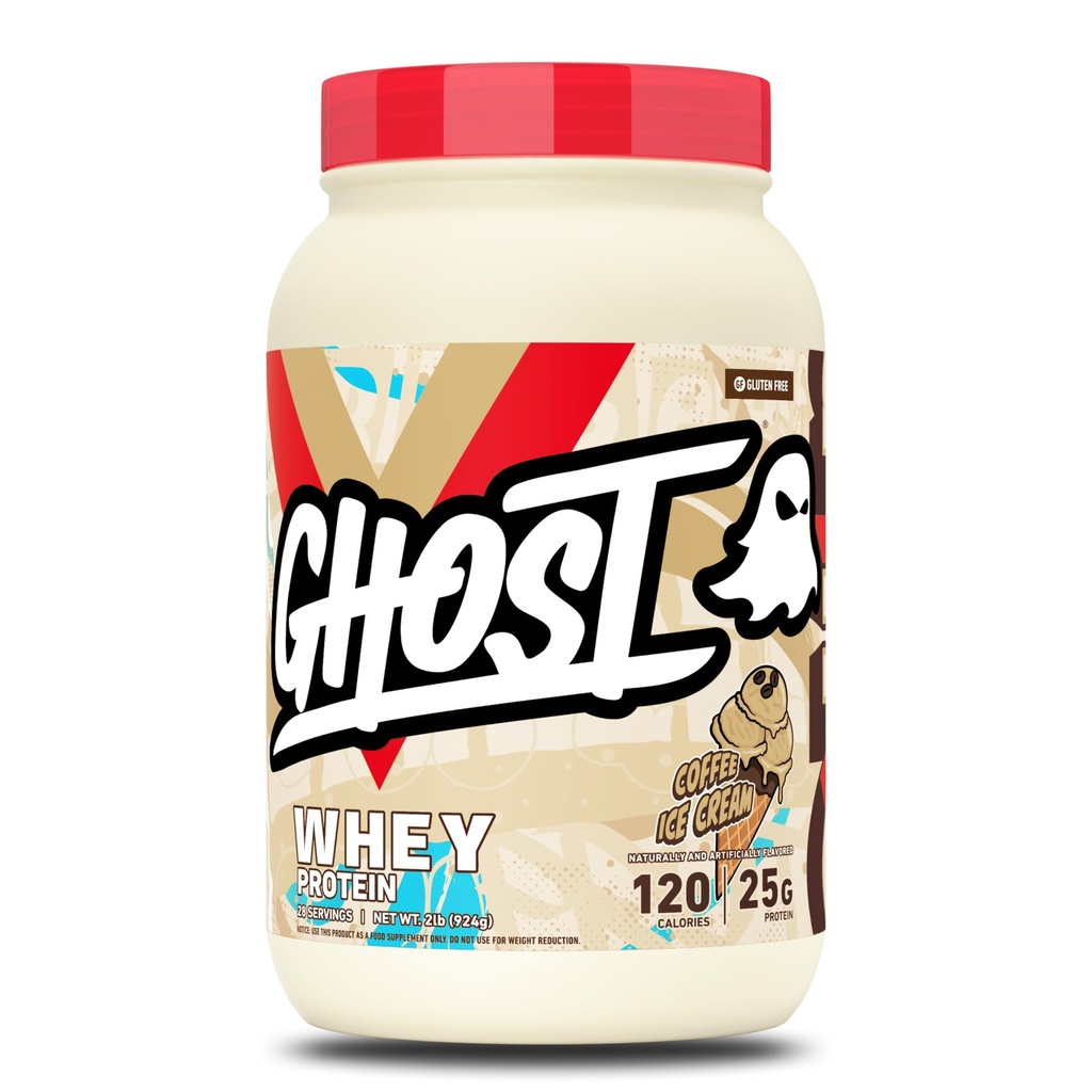 ΦΩΣΤΟ Whey Protein Powder, Coffee Ice Cream - 2LB, 25G Protein - Whey Protein Blend - - Post Workout Καταλληλότητα & Διατροφή Shakes, Smoothies, Ψήσιμο & Μαγειρική - Σόγια & Χωρίς Γλουτένη