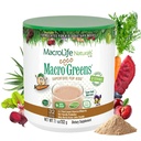 MacroLife Naturals MacroCoco Greens Σοκολάτα Superfood Σκόνη για τα παιδιά Ακατέργαστα Φρούτα Veggies Probiotics & Digestive Enzymes, Ανοσία Ενέργεια, Μη ΓΤΟ, Vegan, Γλουτένη, Γαλακτοκομικά Χωρίς - 7oz (32 Μερίδες)