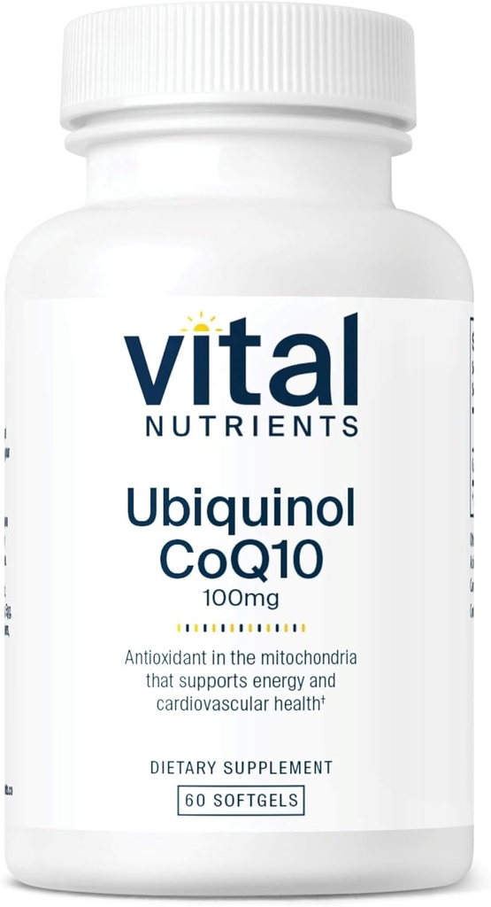 Vital Nutrients Ubiquinol CoQ10 100mg 