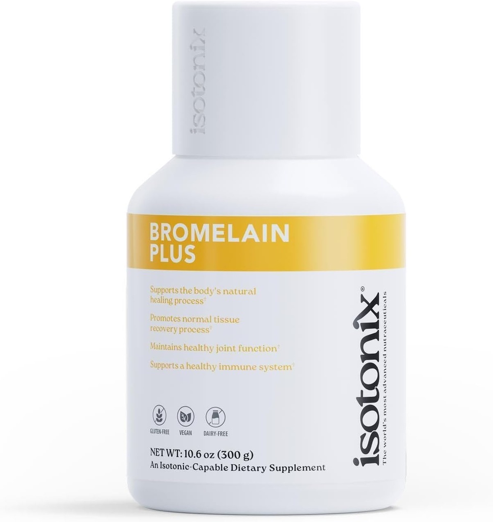 Isotonix Bromelain Plus - ένζυμα πρωτεάσης, φλοιός White Willow & bromelain Προώθηση κοινής υγείας. Μη ΓΤΟ, Χωρίς Γλουτένη. από την αγορά της Αμερικής (30 εξυπηρετήσεις)