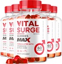 (5 Pack) Vital Surge MAX, VitalSurge Gummies MAX for Men Support, 1050 MG Advanced Max Strength Formula, VitalSurge MAX Ανδρική απόδοση, Vital SurgeMAX Ανδρικές Gummies