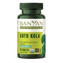 Banyan Botanicals Gotu Kola (Centella Asiatica) – Βιολογικό Adaptogen & Nootropic Brain Supplement Υποστήριξη για Υγιή Μνήμη & Συγκέντρωση* – 90 Tablets – Ελεύθερα Εμπορευμένα Διατηρημένα Vegan