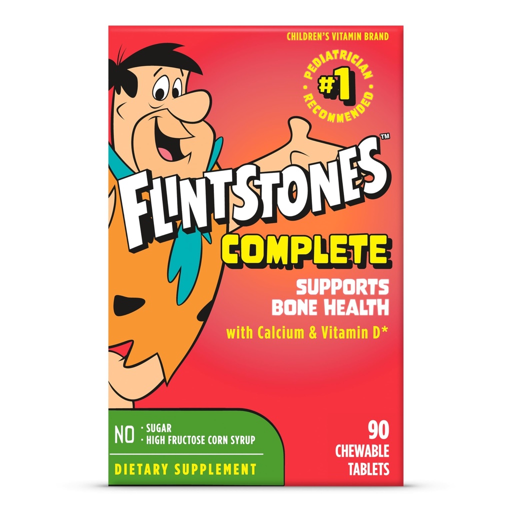 Flintstones Vitamins, Multivitamin Chewable Tablets, 90 Count