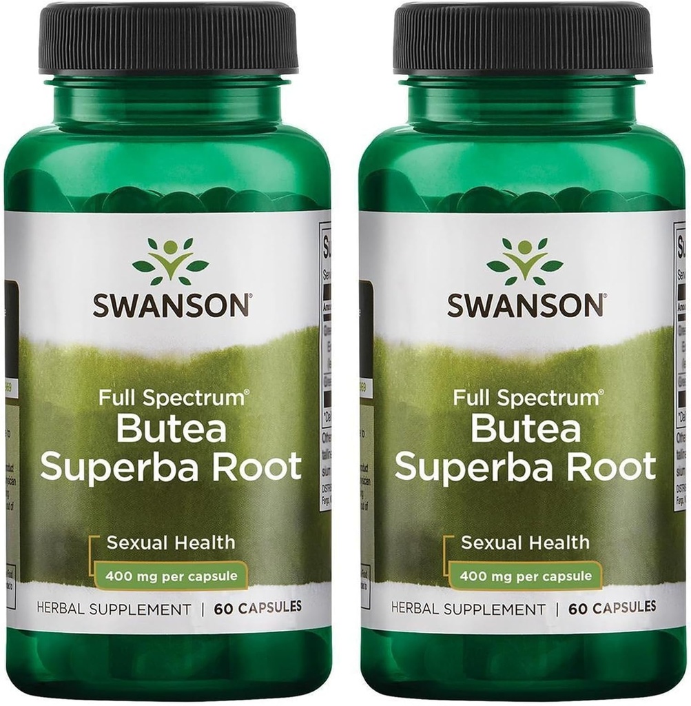 Swanson Butea Superba Root Full Spectrum Intimacy & Σεξουαλική Υποστήριξη 400 Milligrams 60 Κάψουλες (2 Pack)