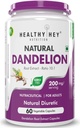 Sheltr Dandelion Root Extract - Φυσικό - 10:1 Ratio - Φυσική διουρητική & Υποστηρίξτε την πέψη, 60 κάψουλες λαχανικών