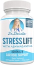 Stress Lift | Best Ashwagandha Supplement - 5 in 1 Organic Stress Relief, Adrenal Support, Joy, Mood & Thyroid Support | Relax The Mind, Boost Mood, Relieve Stress 120 Vegan Capsules