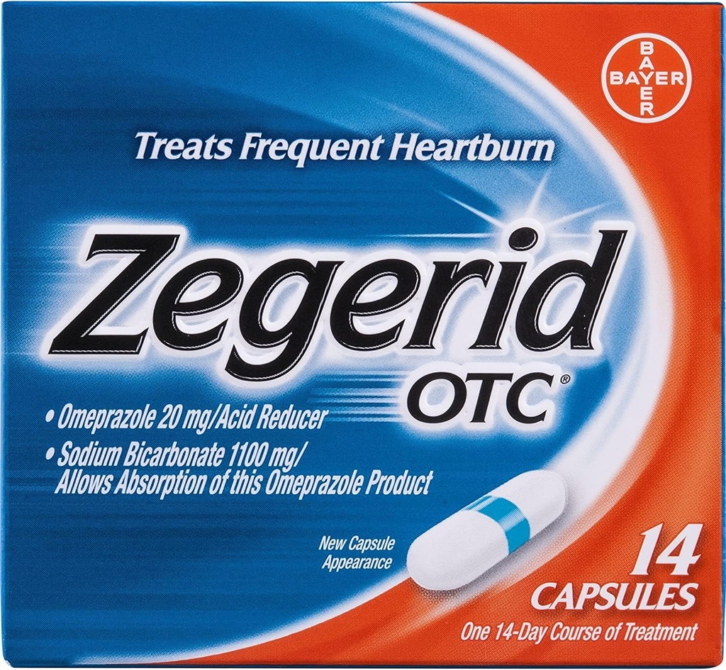 ZEGERID OTC CAPS 14 Κάψουλες (2 Συσκευασία)