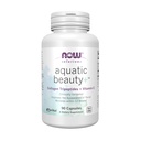 NOW Foods Solutions Aquatic Beauty+ Κάψουλες - Θαλάσσιο κολλαγόνο και βιταμίνη C συμπλήρωμα για το νεανικό δέρμα *, μη ΓΤΟ, 60 κάψουλες