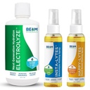 Beam Minerals Electrolyte Imbalance Solution Electrolyze and Insta-Lytes Natural Liquid Electrolytes 2oz and Happy-Lytes Fulvic Electrolyte Misting Spray 2oz