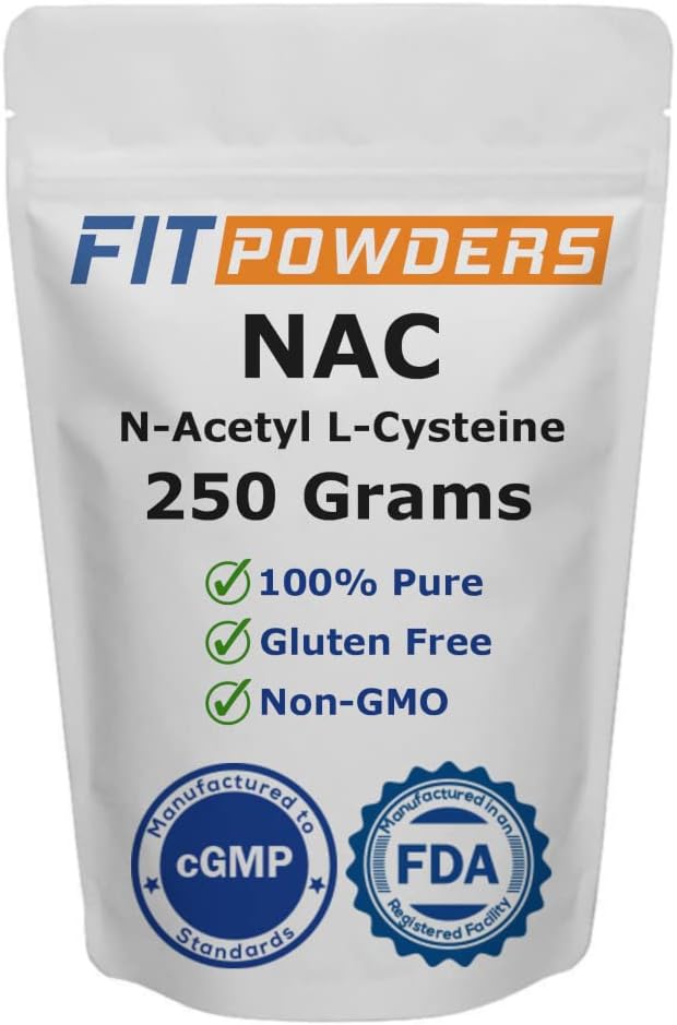 NAC Σκόνη N-Acetyl L-Cysteine Σκόνη Σκόνη Περιλαμβάνεται (250 γραμμάρια)