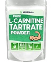 XPRS Nutra L Carnitine L Tartrate Powder - Premium Pure L Carnitine Tartrate - L-Καρνιτίνη - Vegan Friendly Μαζική L Carnitine σκόνη - Amino Acid συμπλήρωμα (4 ουγγιά)
