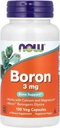 Τώρα Τροφές Boron 3mg 100 Caps