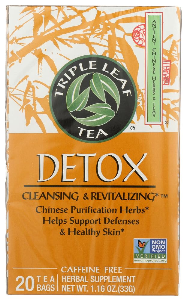 Triple Leaf Detox Τσάι - 20 σακούλες (πακέτο του 2)